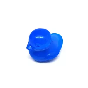Figura Üveg kék kacsa 4cm
