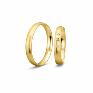 BREUNING arany karikagyűrűk  karikagyűrű BR48/04406YG+BR48/14406YG
